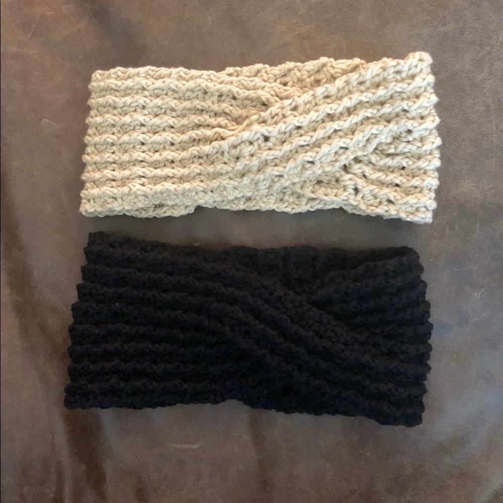 2 handmade adult ear warmer/headbands. @clynch1964